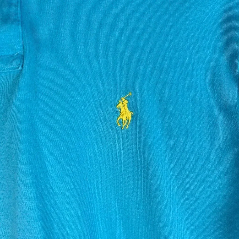 Polo Ralph Lauren Medium Blue Golf Office Work Brunch